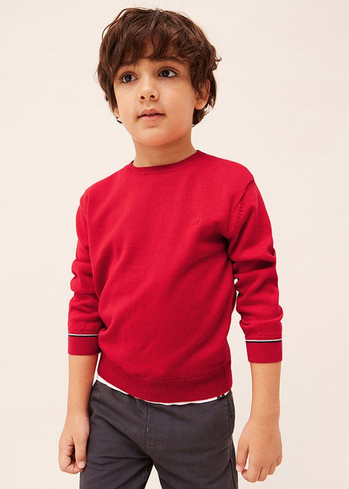 Sustainable Cotton Jumper Boy Red (mayoral) - CottonKids.ie - 2 year - 3 year - 4 year