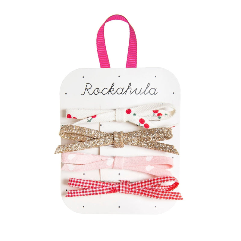 Sweet Cherry Skinny Bow Clips (Rockahula) - CottonKids.ie - Girl - Hair Accessories -