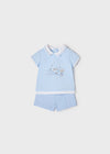 T-shirt And Shorts Set Newborn Boy (mayoral) - CottonKids.ie - 1-2 month - 12 month - 18 month