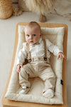 Trousers Baby Boy Beige Cotton With Braces (mayoral) - CottonKids.ie - 1-2 month - 12 month - 18 month