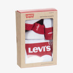 Unisex White & Red Bodyvest Gift Set Levis - CottonKids.ie - Set - 0-1 month - 1-2 month - 3 month
