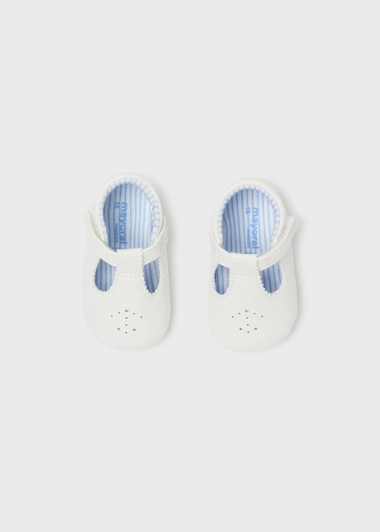 White Baby Boys Pre-Walker Shoes (mayoral) - CottonKids.ie - Baby (0-3 mth) - Baby (12-18 mth) - Baby (3-6 mth)