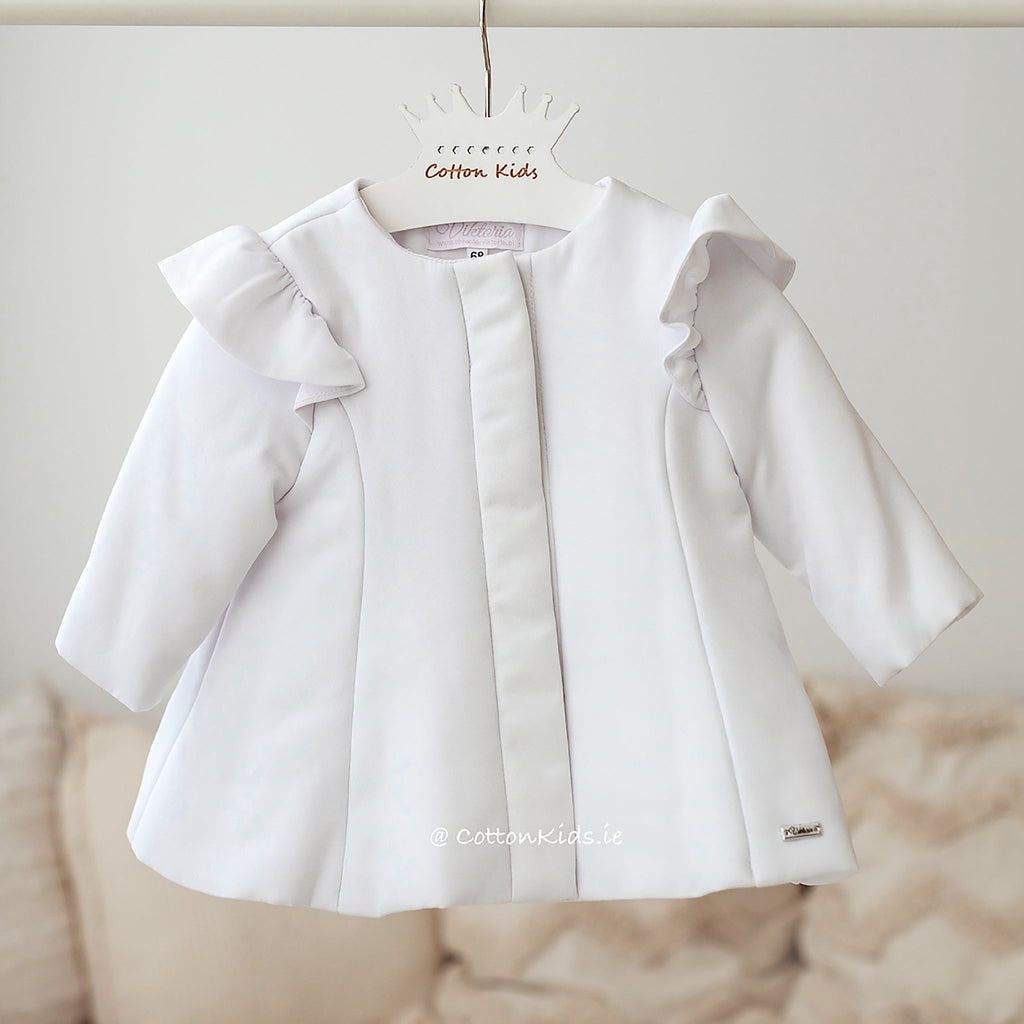 Baby girl white coat online