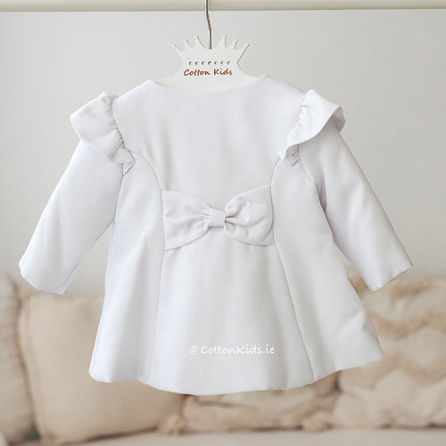 White Baby Girl Angel Christening Coat - CottonKids.ie - coat - 0-1 month - 1-2 month - 12 month