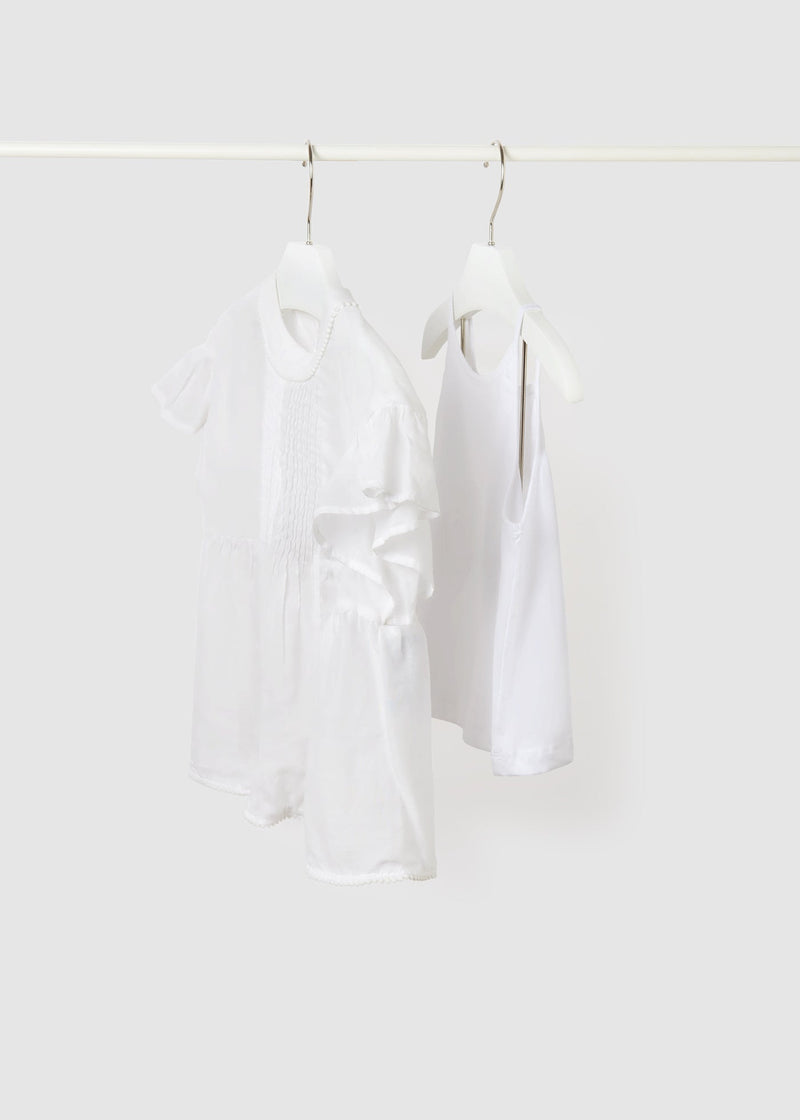 White Blouse Girl (mayoral) - CottonKids.ie - Top - 11-12 year - 13-14 year - 7-8 year