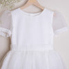 WHITE DRESS WITH DECORATIVE LACE (LUNA) - CottonKids.ie - Dresses - 11-12 year - 13-14 year - 7-8 year