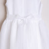 WHITE Communion Flower Girl Dress With Embroidered Material IRELAND