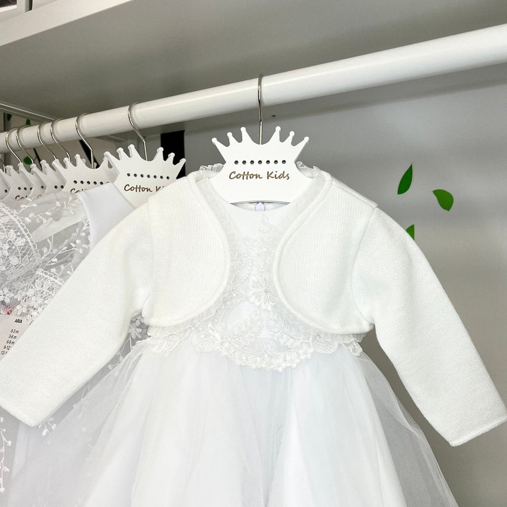 Bolero Cardigan Baby Ivory Christening Cardigan Bolero BB2540