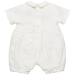 WHITE Pierre Traditional Baby Boys Romper With Hat (Emile et Rose) - CottonKids.ie - 0-1 month - 1-2 month - 12 month