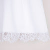 White Satin Dress With Lace Christening Ireland