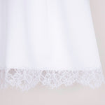 White Satin Dress With Lace Christening Ireland