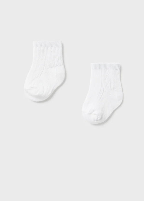White Socks Newborn Boy (mayoral) - CottonKids.ie - 0-1 month - 1-2 month - 12 month