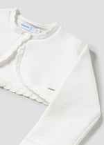 White Thick Cotton Bolero Cardigan (mayoral) - CottonKids.ie - 12 month - 18 month - 2 year