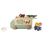 Wooden Animal Truck (trixie) - CottonKids.ie - Toys - -