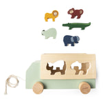 Wooden Animal Truck (trixie) - CottonKids.ie - Toys - -