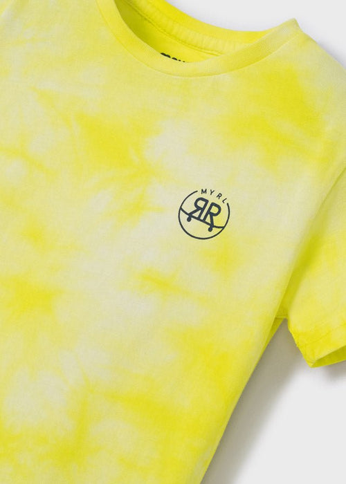 Yellow Cotton Tie-Dye T-Shirt (mayoral) - CottonKids.ie - Top - 3 year - 4 year - 5 year