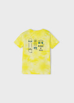 Yellow Cotton Tie-Dye T-Shirt (mayoral) - CottonKids.ie - Top - 3 year - 4 year - 5 year