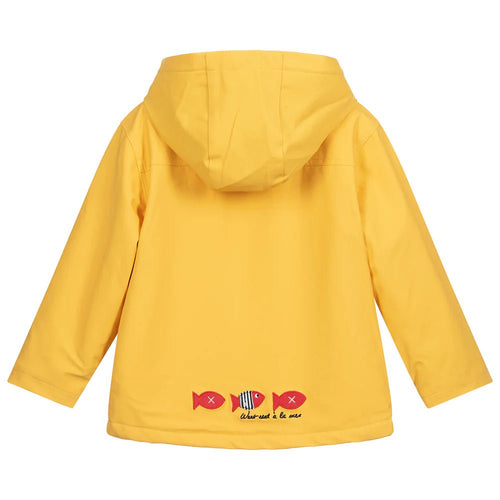 Yellow Fleece Lined Raincoat (Week-end à la mer) - CottonKids.ie - 12 month - 18 month - 2 year