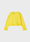 Yellow Knit Cropped Cardigan (mayoral) - CottonKids.ie - 2 year - 3 year - 4 year