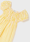 Yellow Striped Cotton Dress (mayoral) - CottonKids.ie - Dresses - 11-12 year - 13-14 year - 7-8 year
