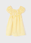Yellow Striped Cotton Dress (mayoral) - CottonKids.ie - Dresses - 11-12 year - 13-14 year - 7-8 year