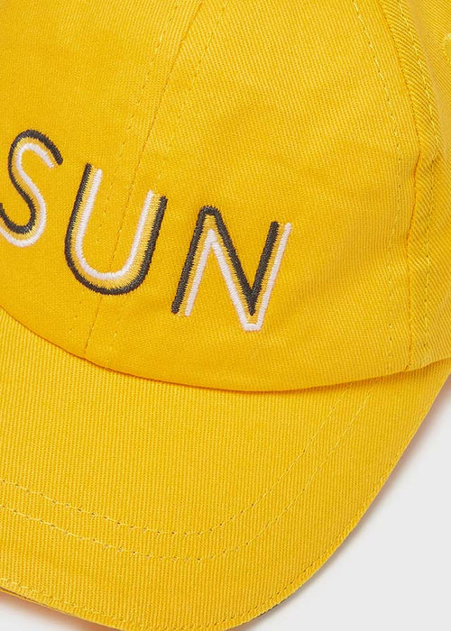 Yellow Sun Cap (mayoral) - CottonKids.ie - Hat - 12 month - 18 month - 2 year